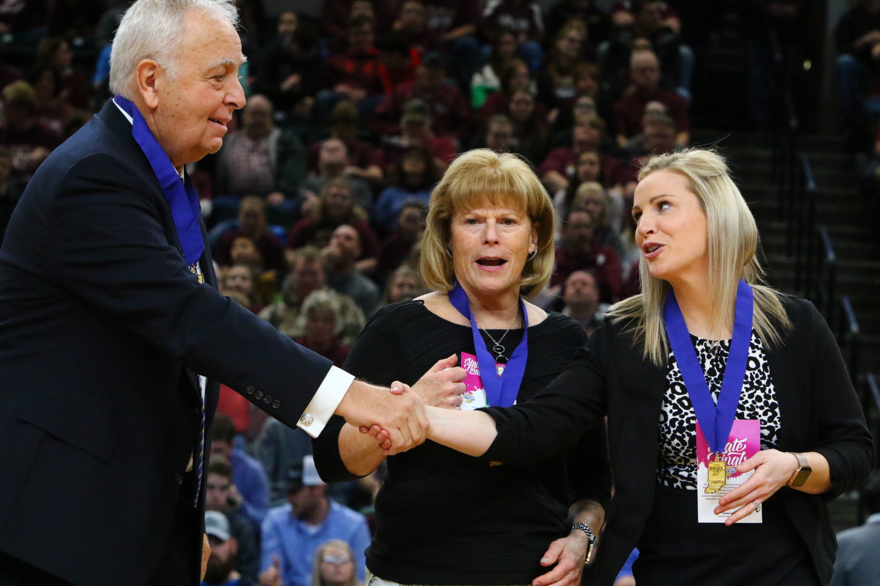 Gallery: Girls Basketball State Finals: Marquette Catholic vs. Vincennes Rivet